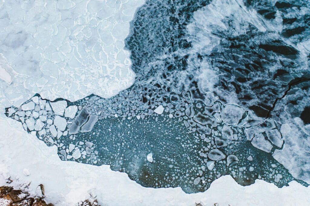 Abstract image of artic