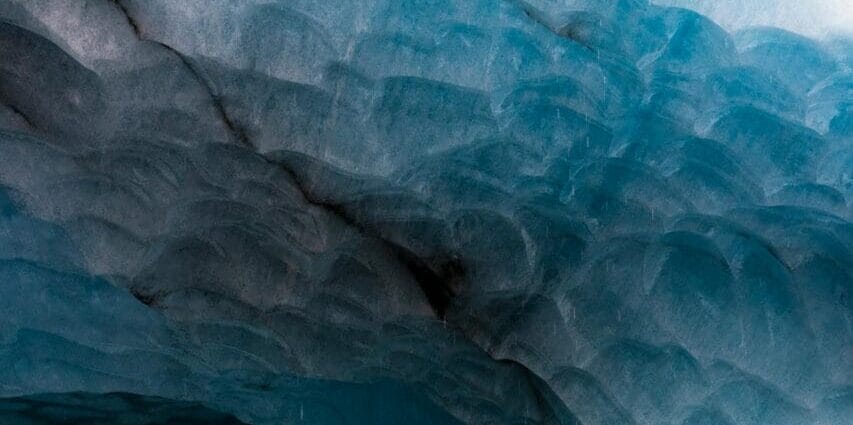 A Cave in a Glacier in Valdez, AK, USA